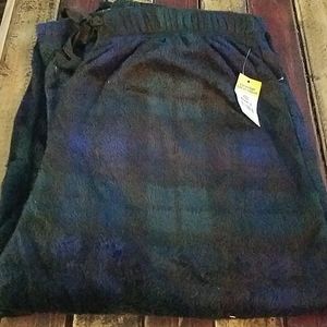 NWT Mens Microfleece PJ Pants - L